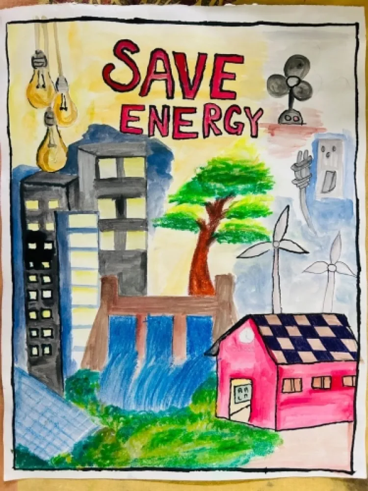 Energy conservation painting competition